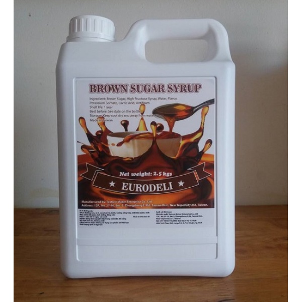 Syrup Đường Đen - Eurodeli 2,5Kg