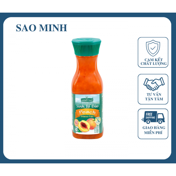 Sinh Tố Đào - Golden Farm 1L