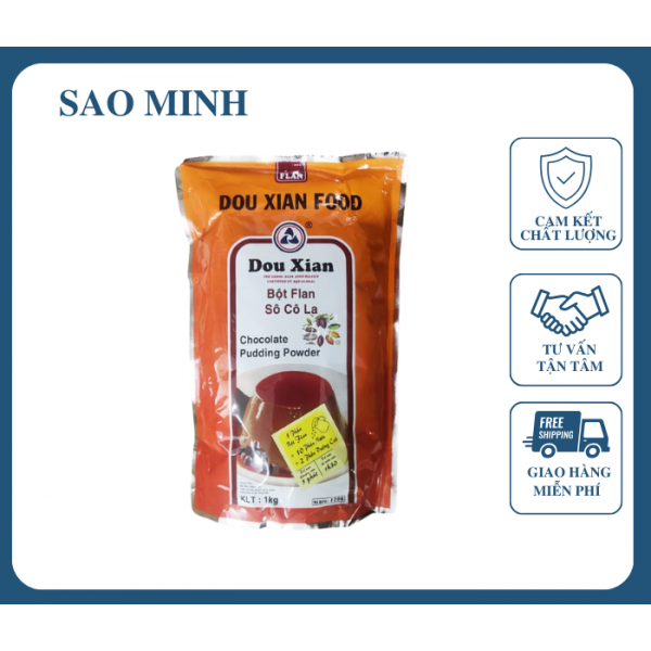 Bột Pudding Chocolate - Dou Xian 1Kg