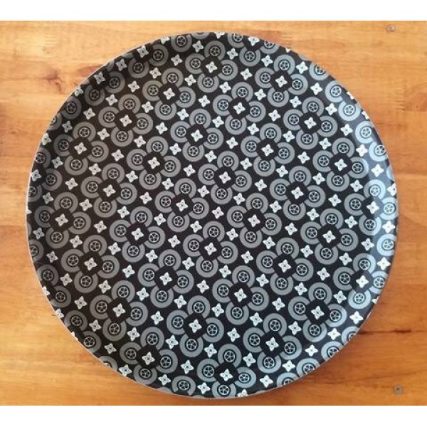 Mâm Nhám Tròn Hoa Văn 35cm