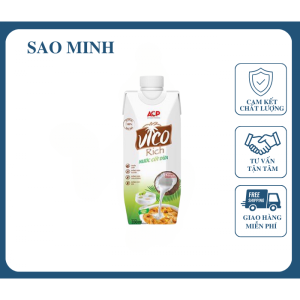 Nước Cốt Dừa Vico 330ml